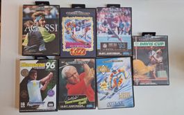 7 Sega Mega Drive Spiele Sport Set