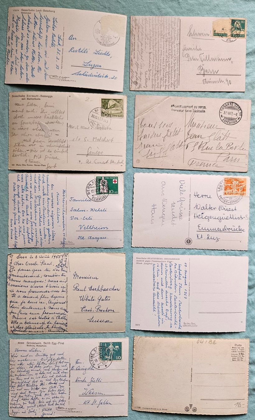Cartoline postali: Lot AK Schweiz 2. Qualität – Difettoso da Steffisburg venduto da skydog66 1