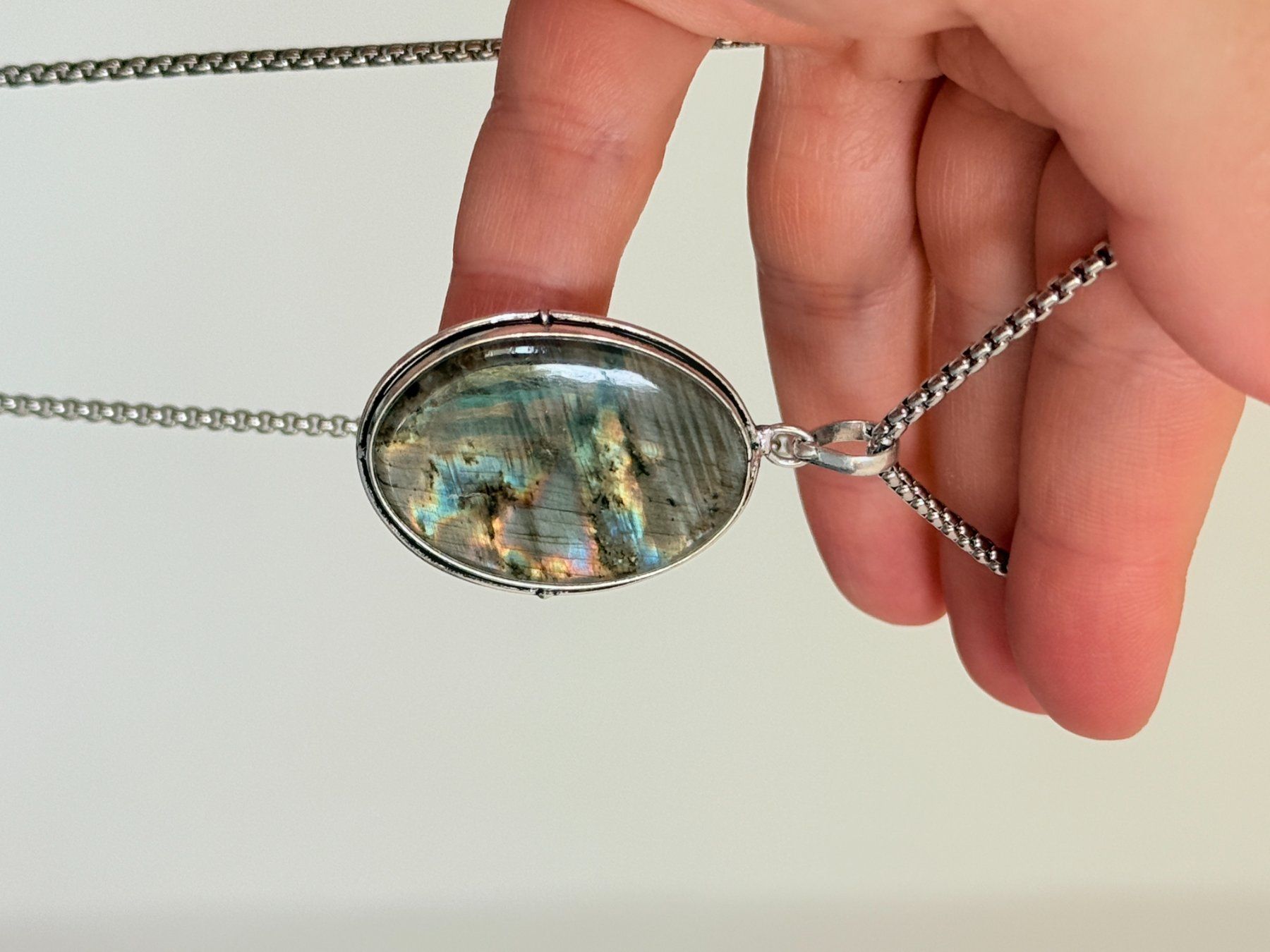 Catenine: Collier avec Labradorite – Nuovo e nell'imballaggio originale da Genève venduto da AWWA 9