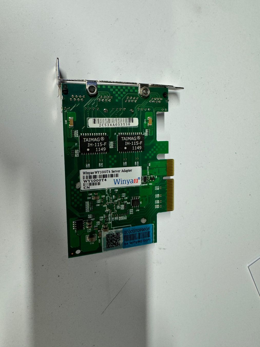 Server: Netzwerkkarte 4x 1GBit/s – Usato da Frauenfeld venduto da cinque