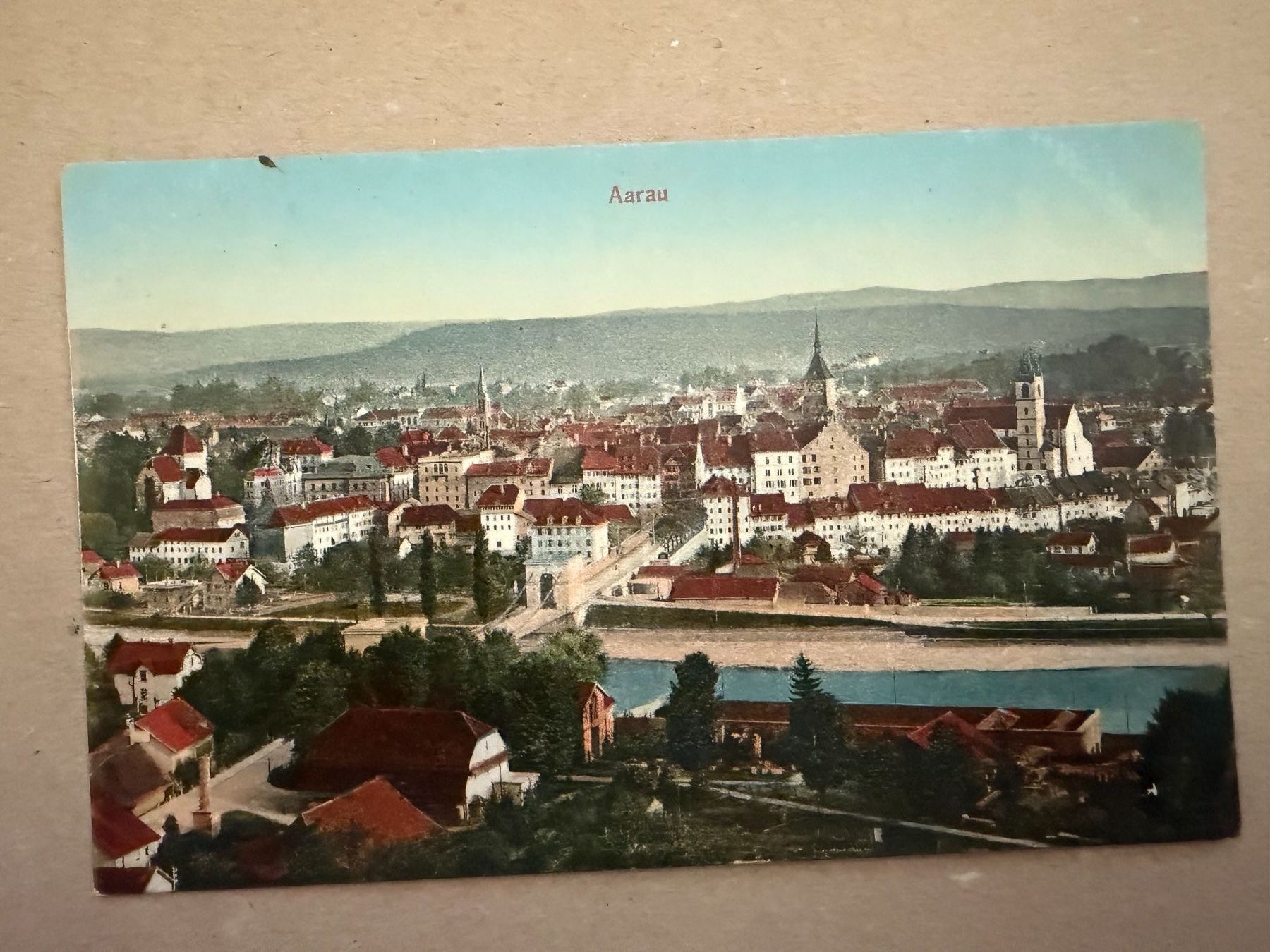 Cartoline postali: AARAU  - Ansichtskarte – Usato da Tegerfelden venduto da siebenmacky