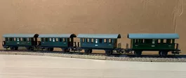 Märklin H0 Blech Personenwagen Set 4-teilig 4000 & 327/1