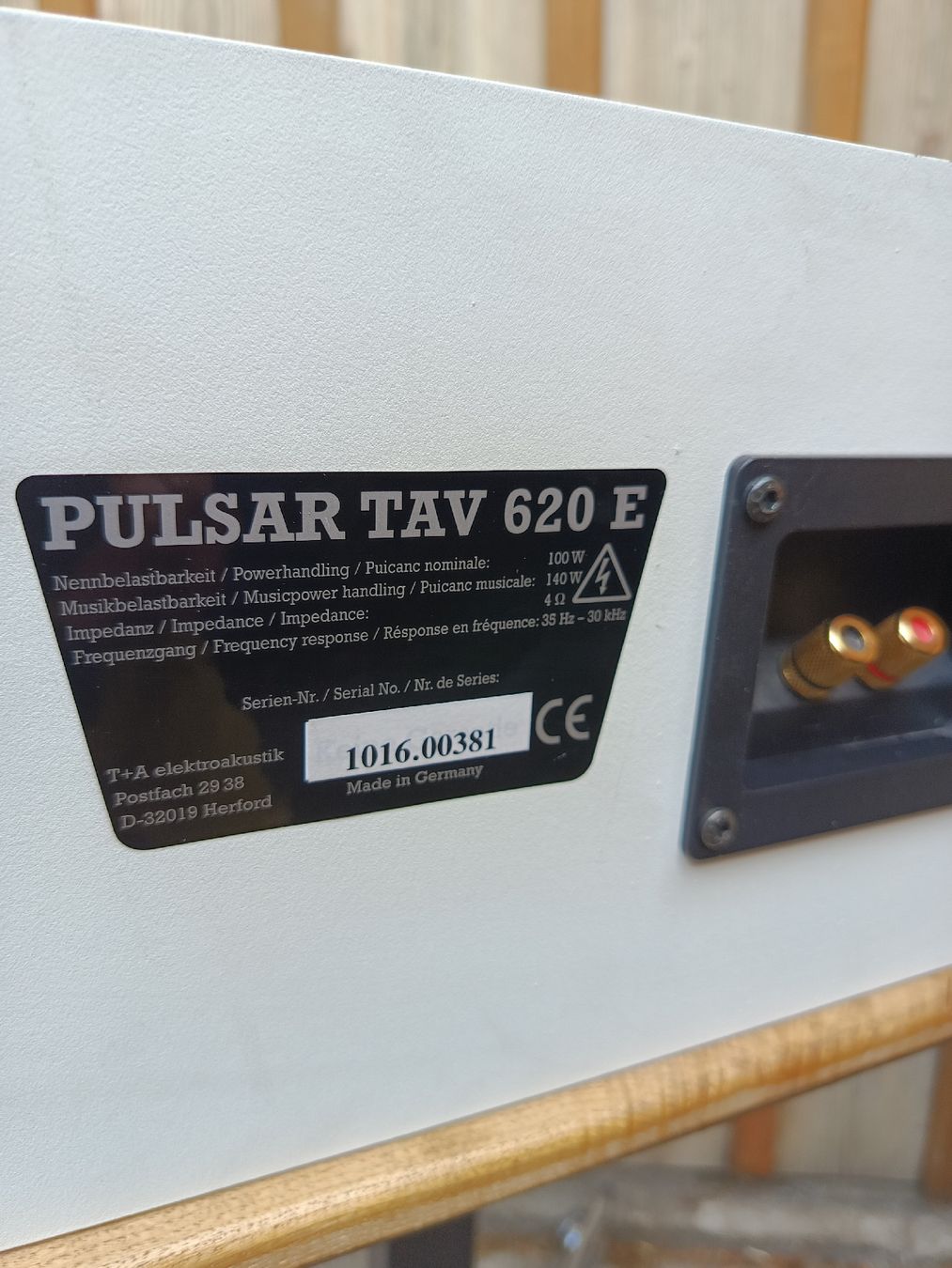 T+A Lautsprecher: Center Lautsprecher T+A Pulsar TAV 620 E – Gebraucht aus Steffisburg von zulg03 6