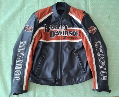 Harley-Davidson Lederjacke Motorradjacke Herren Grösse M
