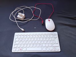Raspberry Pi 400 4gb + Netzteil + Maus + 32GB SD