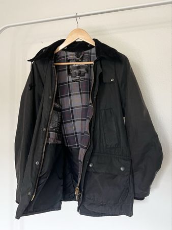 Wachsjacke Barbour Bedale schwarz Grösse M guter Zustand