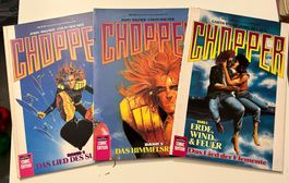 3er Serie CHOPPER - Band 1-3 - 1. Aufl. Bastei Comic Edition