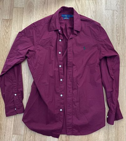 Ralph Lauren Dark Purple Stretch Shirt CLASSIC FIT (M)