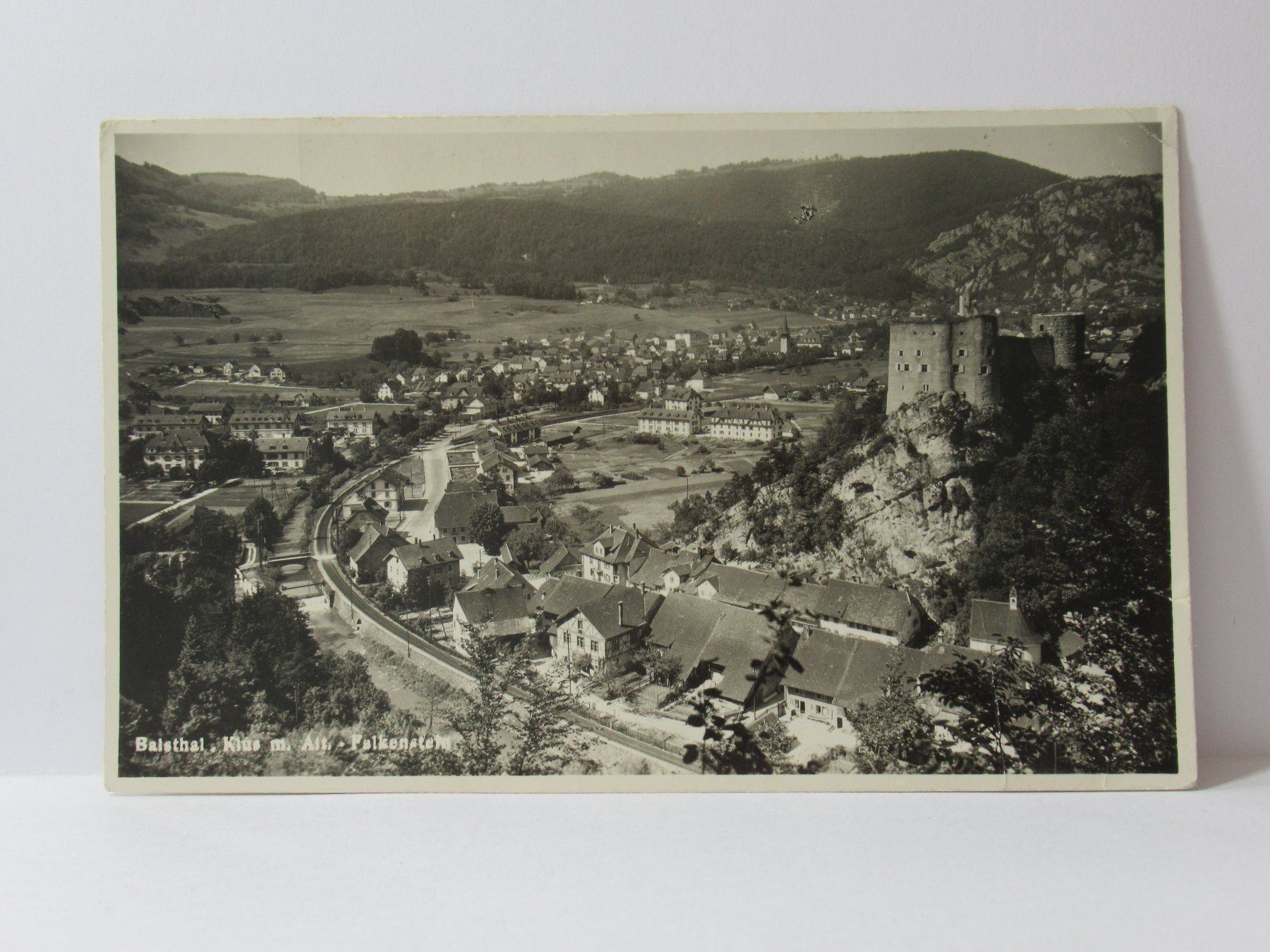 Cartoline postali: Balsthal mit Alt Falkenstein 1936 – Usato da Grenchen venduto da Bluemchen1900