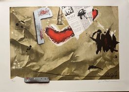 Rolf Ziegler (1955-2010) Lithographie, handsigniert nummerie