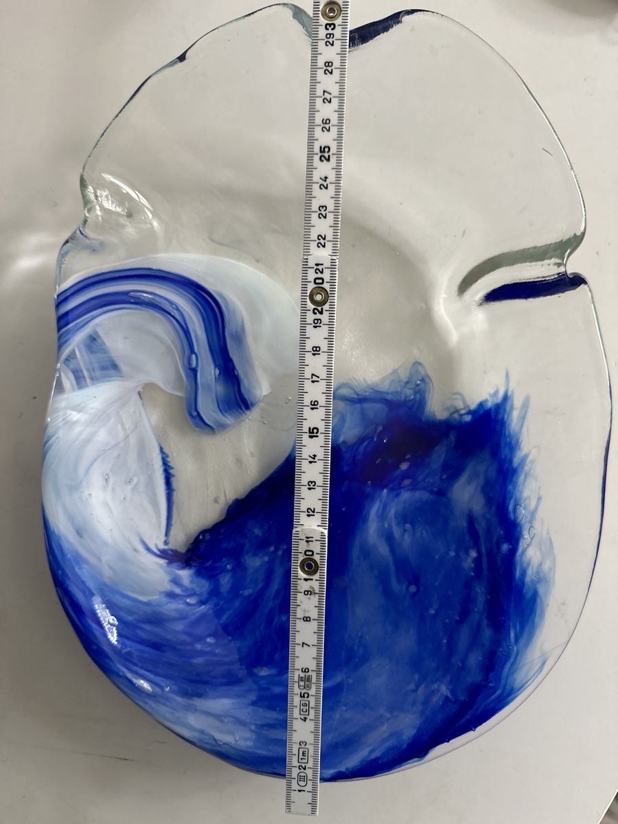 Ciotole: Blau-weisse Glasschale. – Usato da Zürich venduto da Chaeffeler 2