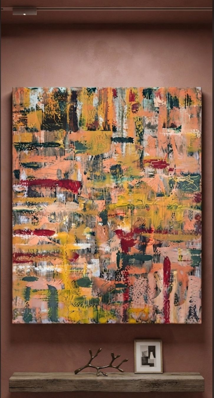 Gemälde: Gemälde Herbstfarben handmade 90×100 – Neu (gemäss Beschreibung) aus Riehen von Steinbock1970