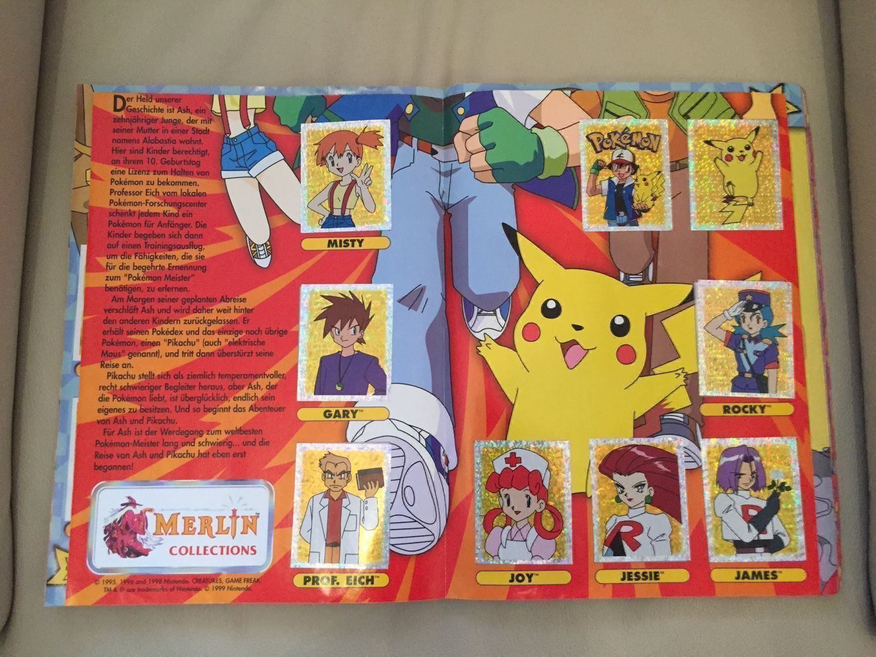 Panini Alben: Komplettes Pokémon-Sammelbilderalbum – Gebraucht aus Einsiedeln von Brocki59 2