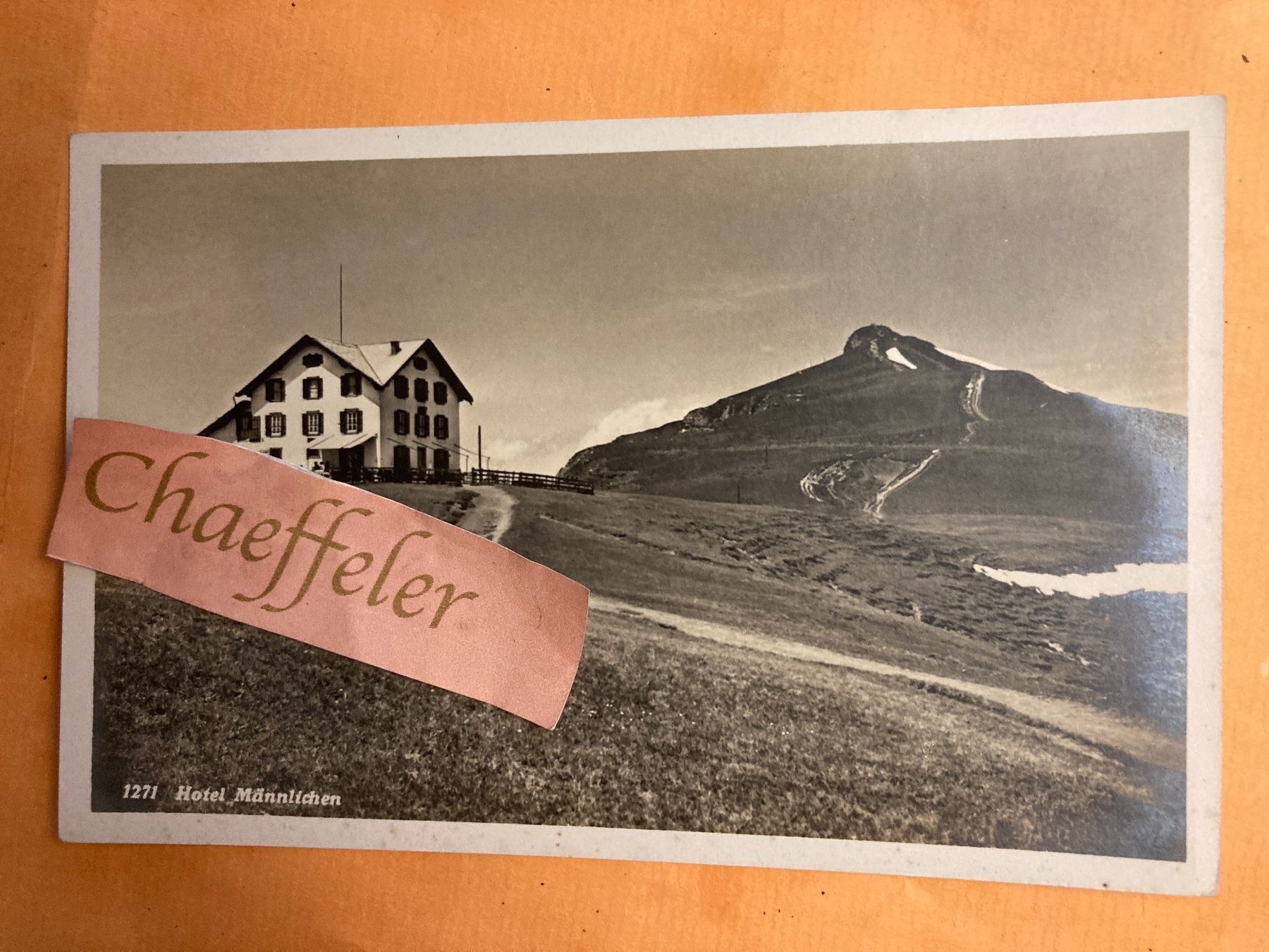 Cartes postales: 1271 Hotel Männlichen – D'occasion à Zürich par Chaeffeler