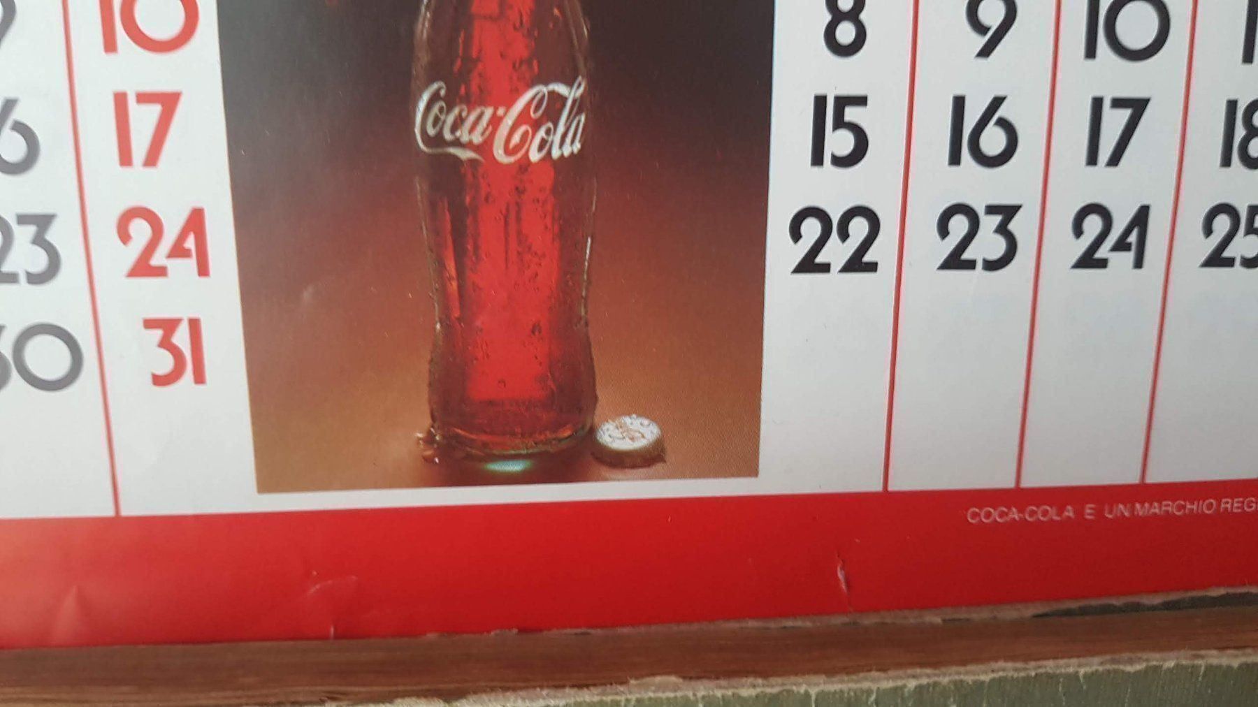 Coca-Cola Calendari: Coca Cola Kalender 1982 – Usato da Mörschwil venduto da antiksalon 2