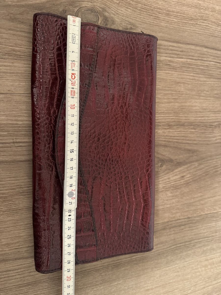 Borse da donna: Vintage Tasche Clutch weinrot – Usato da Fislisbach venduto da KolibriSecondhand 5
