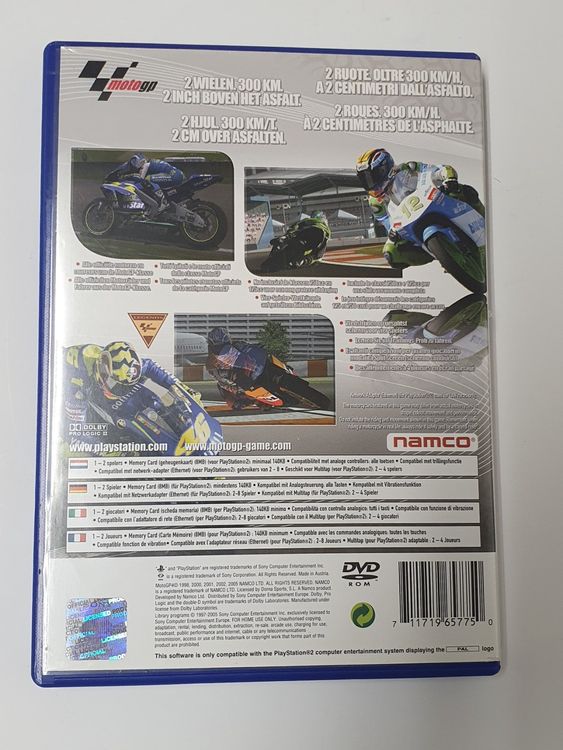 Jeu Moto GP 4 Version Française Pour PlayStation 2 - État Correct, Sans Notice, Occasion