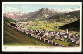 AK Davos, Schatzalpbahn mit Seehorn