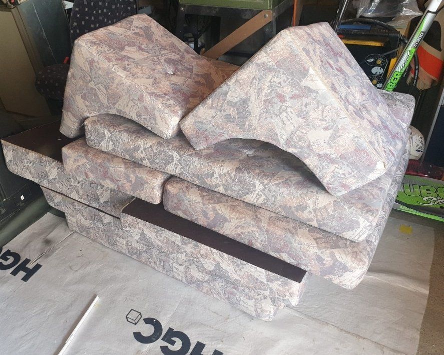 Wohnmobil Kissenbezüge Blumenranken - Dehnbar & Waschbar