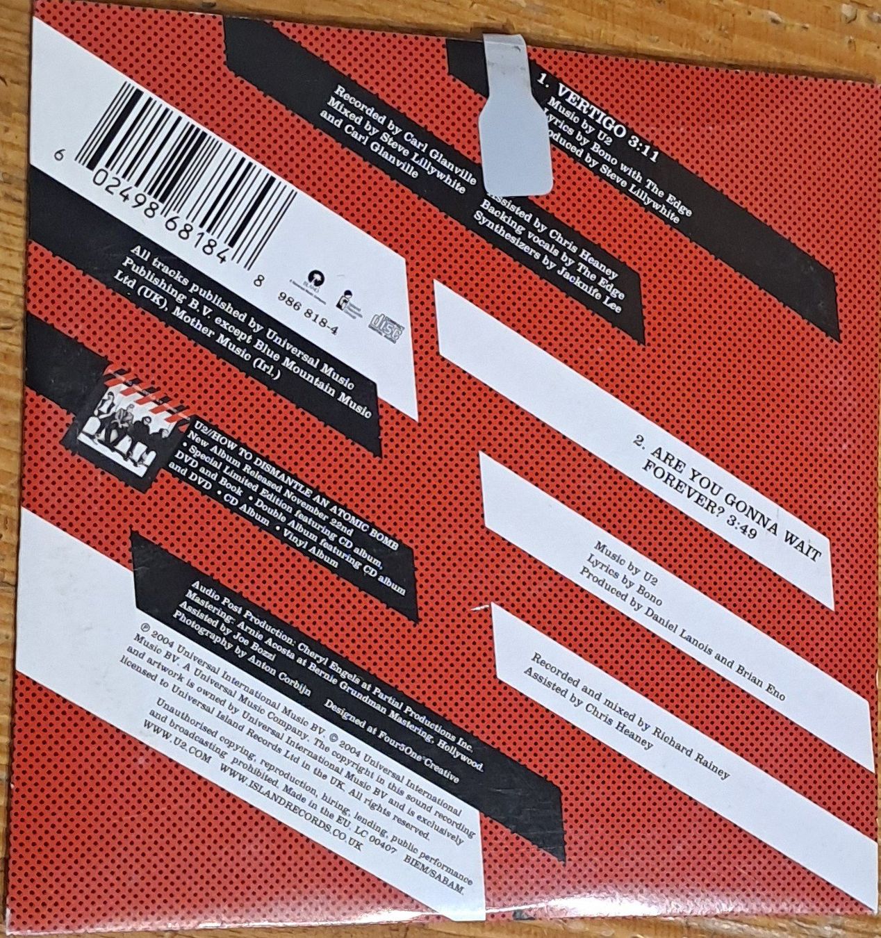 CD: U2//VeRTigo – Nuovo (secondo la descrizione) da Münsingen venduto da Rocking 1