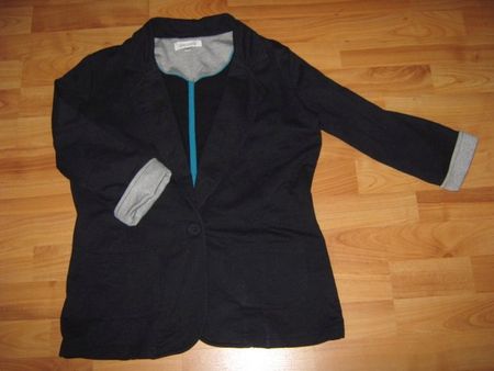 Baumwoll Blazer, dunkelblau, Grösse S