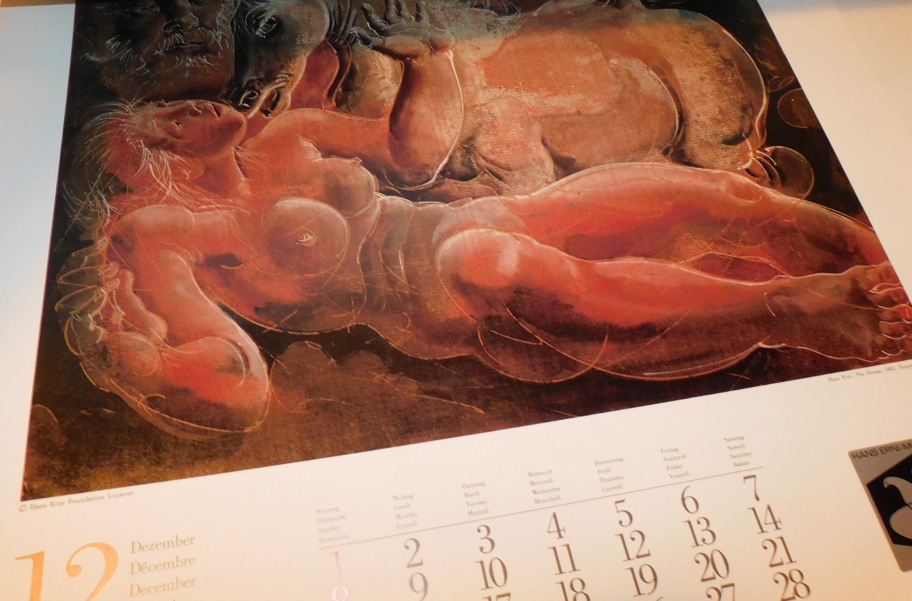 Calendari: Kunst 1985 original Kalender v Hans Erni kompl – Usato da Sursee venduto da 76 7