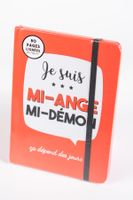 Carnet de notes "Mi-ange, Mi-démon" - NOUVEAU