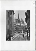 Geneve en hiver - Photo auf Doppelkarte