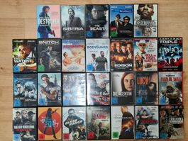 DVD/Bluray Sammlung mit 65 Filmen bzw. Serien