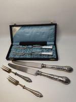 Silber 800 Besteck mit Etui & Victorinox Messern
