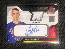 Upper Deck NHL Nils Lundkvist Rookie patch-auto /375