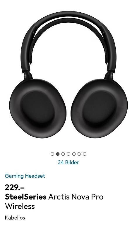 Steelseries Cuffie: SteelSeries Arctis Nova Pro Wireless – Nuovo (secondo la descrizione) da Urtenen-Schönbühl venduto da vok_qw7w 3