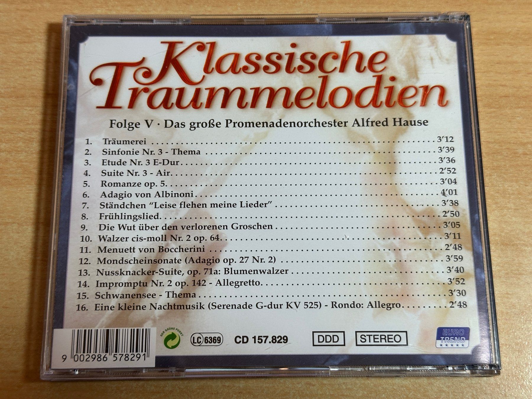 CD: Various - Klassische Traummelodien - 5 CD – Usato da Rikon im Tösstal venduto da Alpenmutz 7