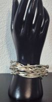 Bracciale multistrato con sfere e strass