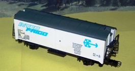 Lima H0 3103: Kühlwagen INTERFRIGO, FS, UIC, Metallräder