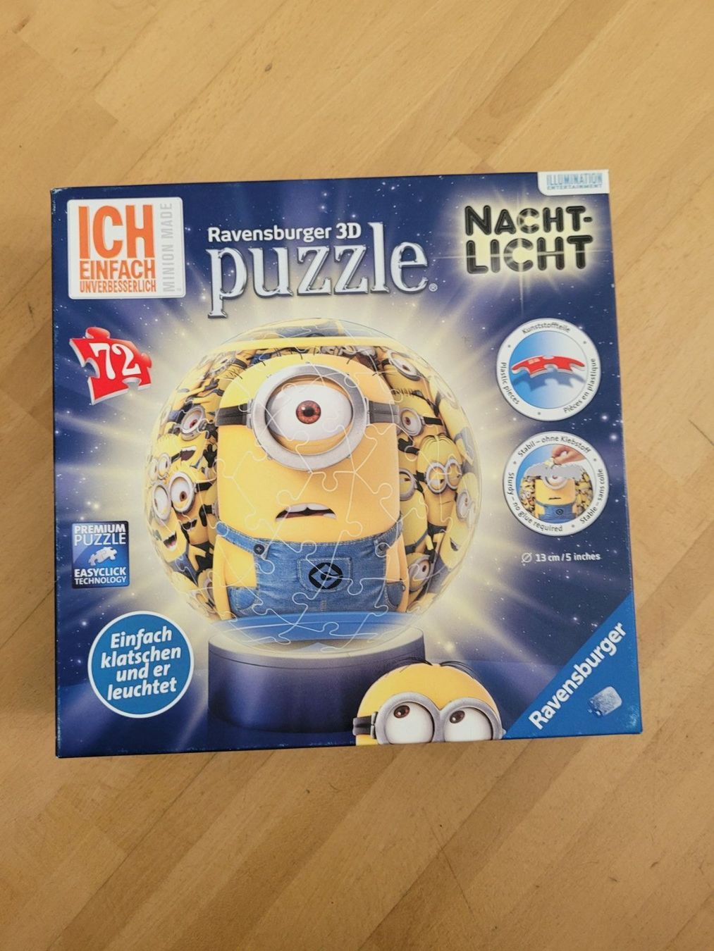 Ravensburger Puzzle: Nachtlicht / Puzzleball /Minion – Nuovo (secondo la descrizione) da Burgdorf venduto da Pascal846