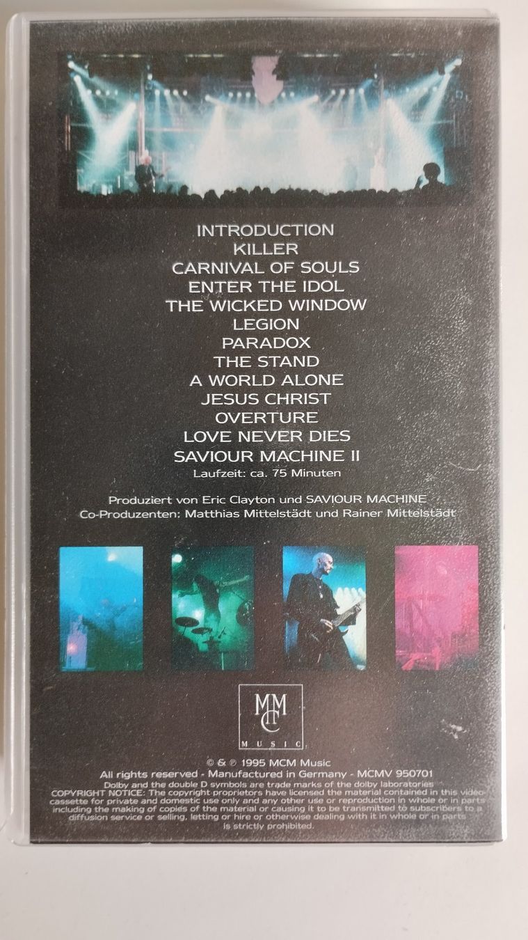 Tutti i VHS: SAVIOUR MACHINE VHS LIVE IN DEUTSCHLAND – Nuovo (secondo la descrizione) da Basel venduto da Bal-Sagoth 1