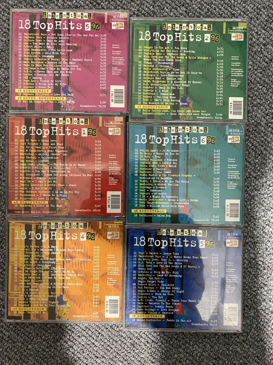 CDs: 31 CD Sampler, Top Hits Jahre 1996-2000 – Gebraucht aus Diessbach b. Büren von cowansville 1