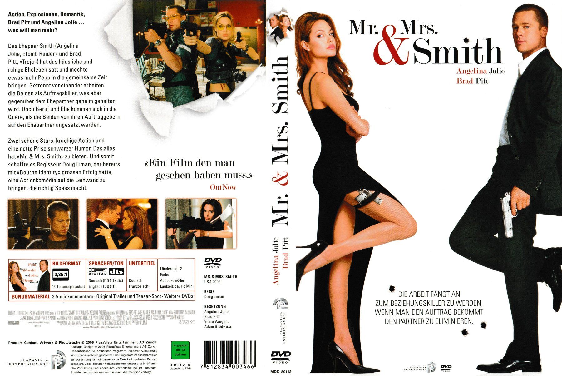 Tutti i DVDs: DVD - Mr. & Mrs. Smith – Usato da Langnau am Albis venduto da MediaRescuerKeLoX