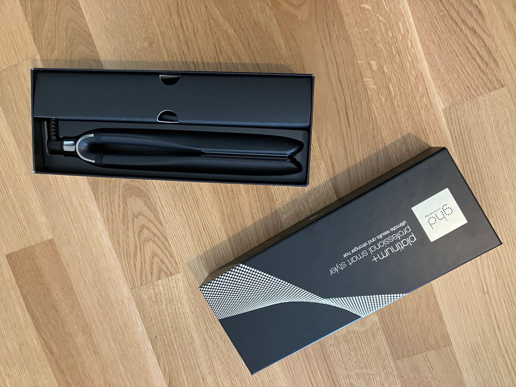 GHD Piastre & Arricciacapelli: ghd platinum+ professional smart styler black – Nuovo e nell'imballaggio originale da Marly venduto da anna1908 1