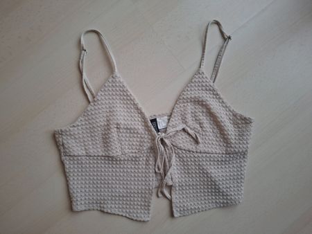 Top von Divided, Gr. M, Beige, Sommerlich, Neuwertig!