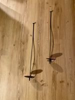 Zwei Wandhalter (ca. 70 cm lang) für Kerzen, Pflanzen etc.