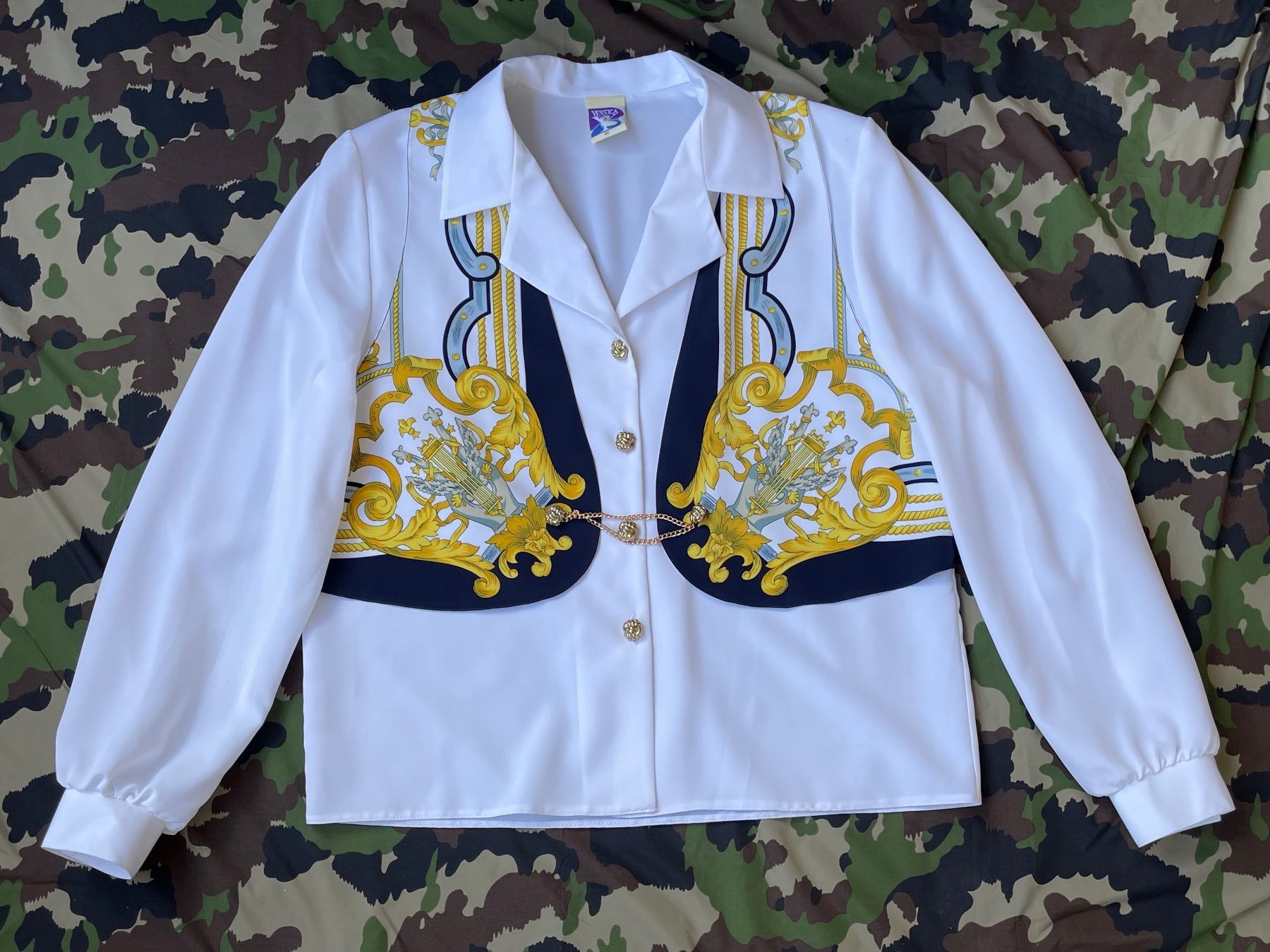 C&A Camicie: Vintage 80s Shirt Sz M – Usato da Zürich venduto da le_souk