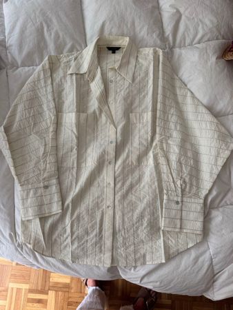 Chemise légère Massimo Dutti rayée taille S pour le printemp