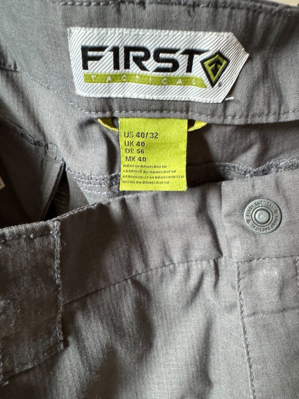 Hosen: FIRST TACTICAL V2 TACTICAL PANTS wolf grey 56 – Gebraucht aus Collex von commander31 1