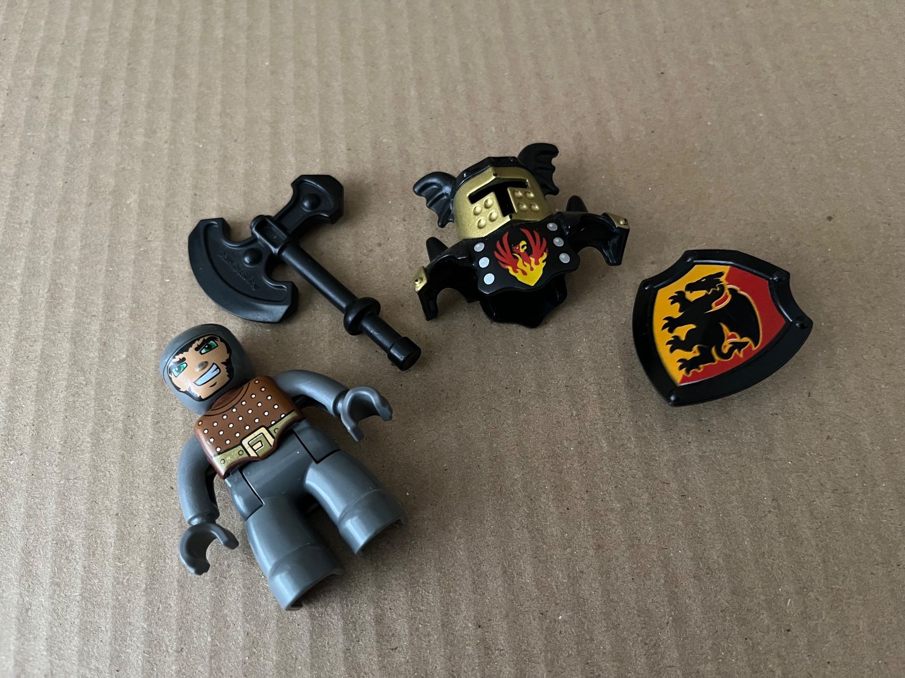 Lego Duplo Drache mit Ritter zur Ritterburg (Gebraucht) in ...