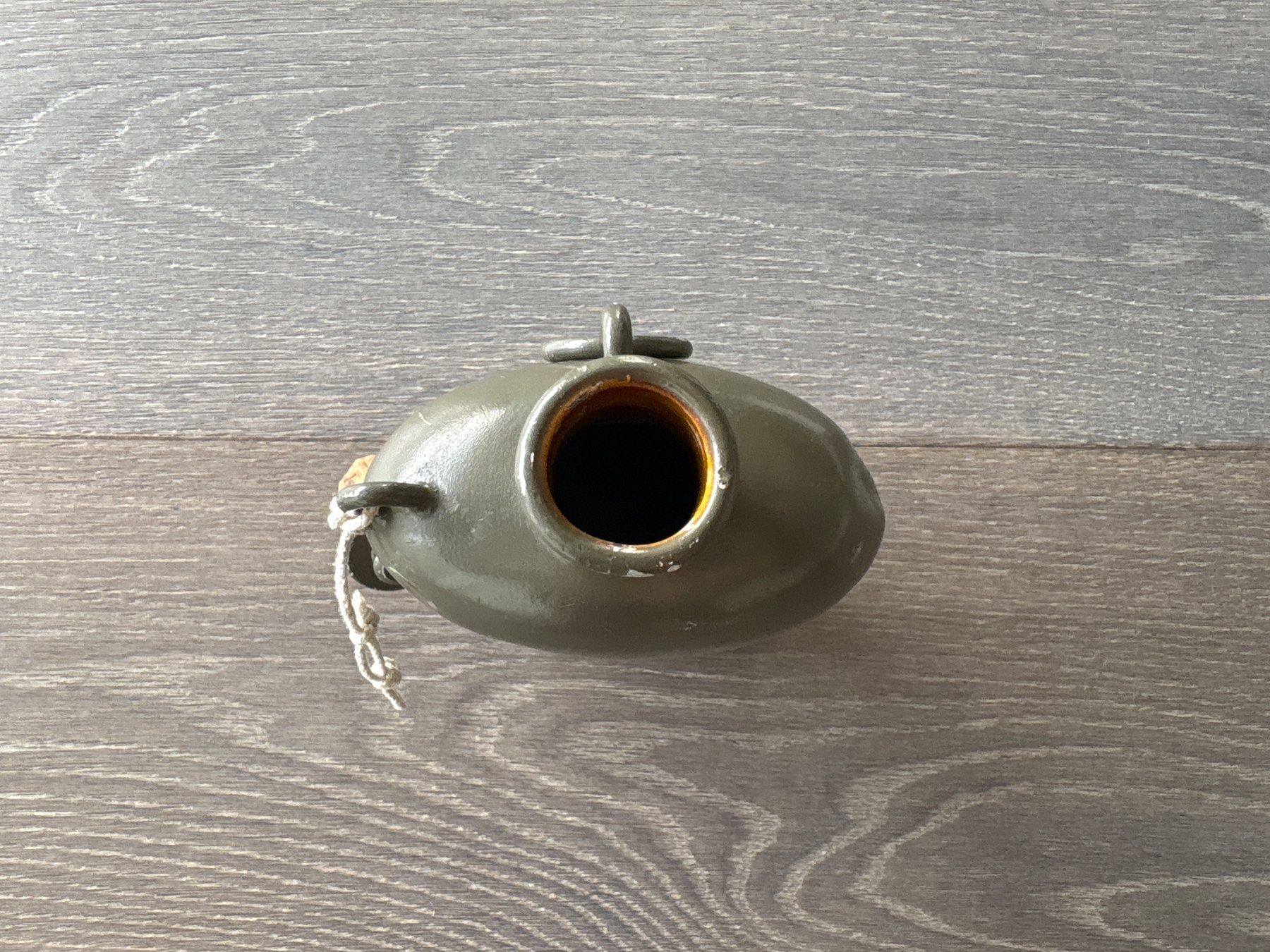 Schweizer Armee Ausrüstung & Ersatzteile: Feldflasche Ord. 1932/35 BAG 1940 – Gebraucht aus Hünenberg von Betsch1 2