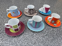8 Stück Espressotassen NEU, Möbel Pfister