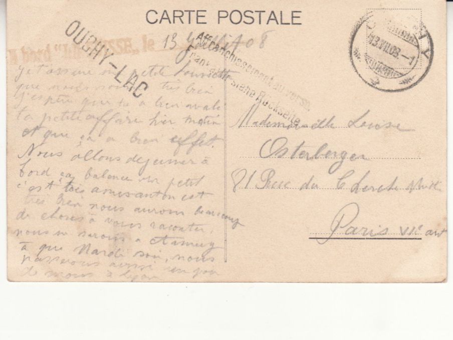 Cartoline postali: Lausanne 1908 mit Stabstempel Ouchy-Lac – Usato da Bürglen TG venduto da StampGraf 1