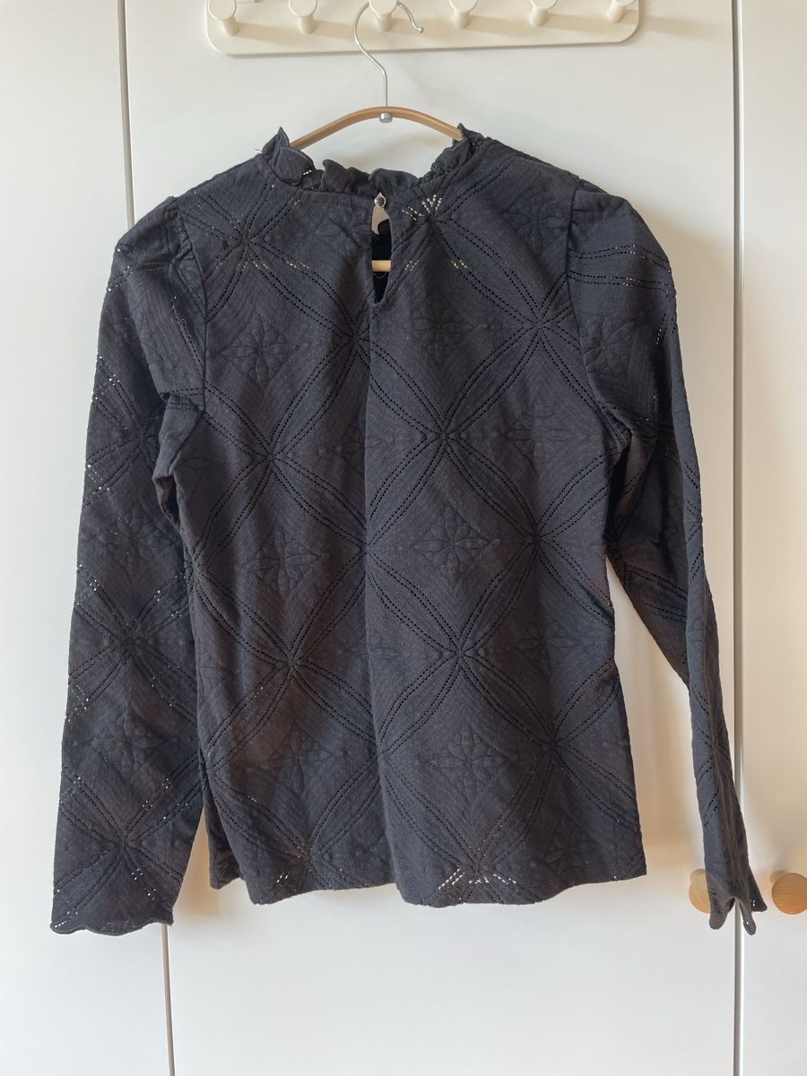 Nafnaf Camicette: NAF NAF Paris, Elegante Bluse, Schwarz, Gr. M – Usato da Neukirch an der Thur venduto da bee88 3